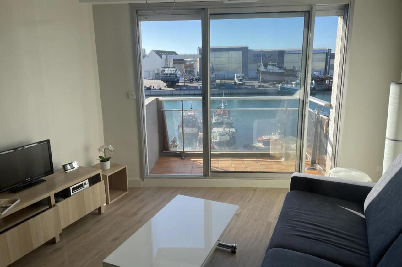 Pretty And Bright Studio With View On The Harbor لي سابلِ دولونْ المظهر الخارجي الصورة