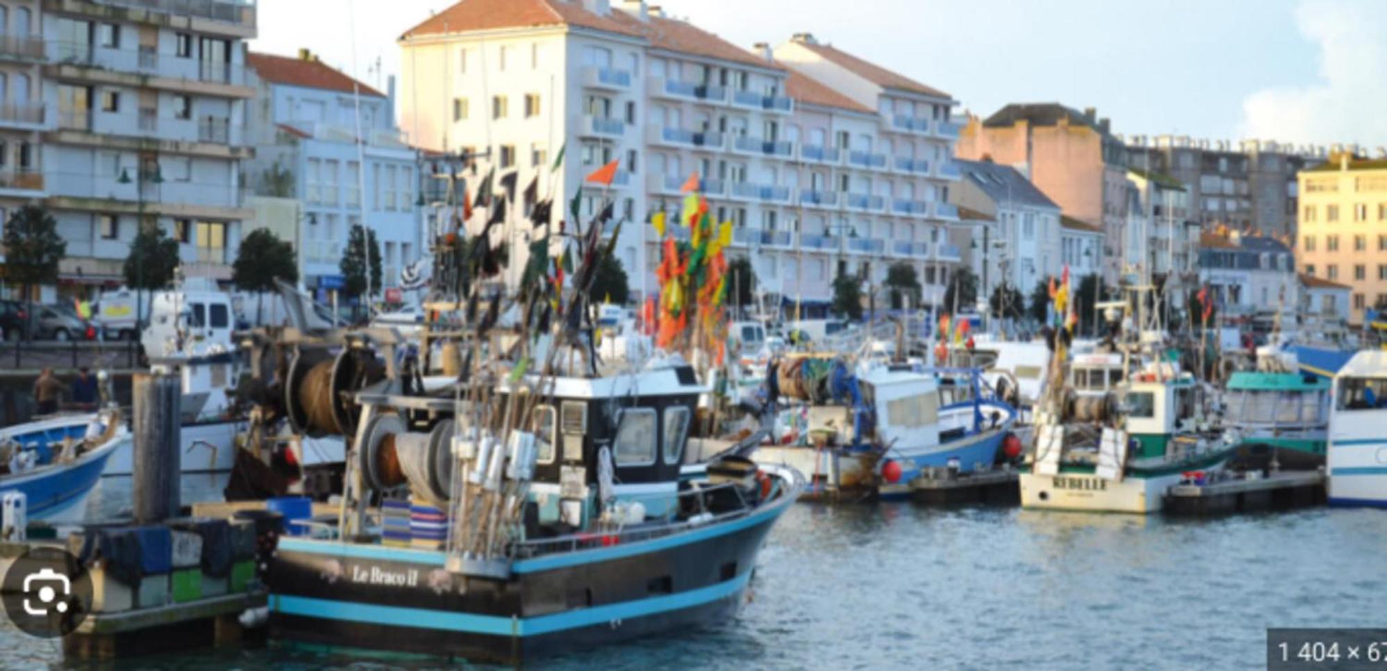 Pretty And Bright Studio With View On The Harbor لي سابلِ دولونْ المظهر الخارجي الصورة